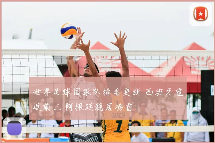 世界足球国家队排名更新 西班牙重返前三 阿根廷稳居榜首