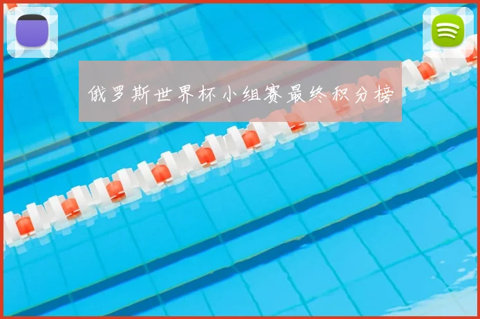 俄罗斯世界杯小组赛最终积分榜