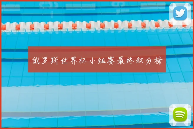 俄罗斯世界杯小组赛最终积分榜
